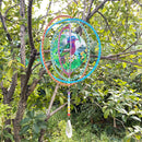 DIY Diamond Painting Double-sided Hanging Rotatable Wind Chime (GSP207)