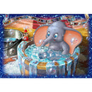 5D DIY Full Drill Diamond Painting Bathing Elephant Cross Stitch Embroidery
