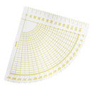 Sewing Quilting Patchwork Scrapbook Circle Fan Foot Seam Ruler Protractors Newly