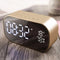 Bluetooth-compatible Speaker Temperature LCD Display FM Radio Alarm Clock(G