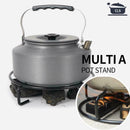 Mini Portable Stove Rack Iron Stand Stove Bracket Holder Outdoor 2Q6W Black N6H5