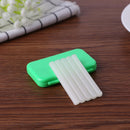 5pcs Scent Dental Orthodontics Wax Teeth Gum Braces Bracket (Pineapple) Newly