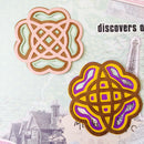 3pcs DIY Flowers Cutting Dies Stencils Scrapbooking Embossing Album Cards-221673