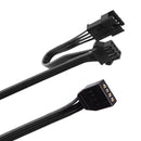 PHANTEKS 4Pin Wire 60cm Computer Case Fan Adapter Cable for GIGABYTE/MicroStar