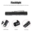 Mini Portable LED Flashlight Outdoor Camping Travel Emergency Pen Torch Lamp