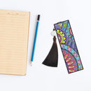 2pcs DIY Diamond Painting Leather Bookmark Mandala Tassel Crafts (FQY037)