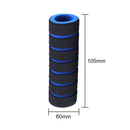 1 Pair Bike Bicycle Handle Bar Sponge Grip Cover Bar Grips Sleeve (Blue) Newly