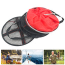 Aluminum Fishing Net Cage Foldable Floating Wire Fish Basket (35cmx2m) Newly