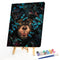 Frameless Oil Paint By Numbers Animal DIY Canvas Picture Craft Kit (B471)