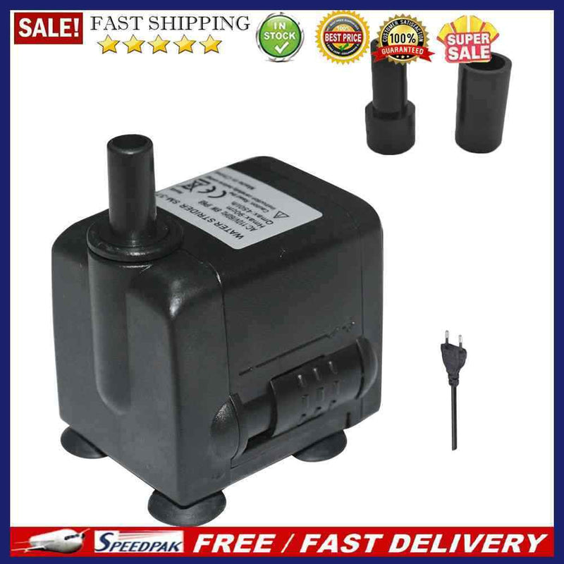 450L/H 6W Submersible Circulating Water Pump Fish Tank Pond Water Fountain Pu