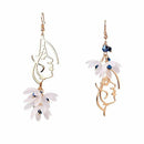 Party Gift Earrings Earring Jackets Flowers Earring Flower Hanging Earrings