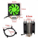 Dual Fan Hydraulic CPU Cooler Heatpipe Fans Heatsink Cooler for Intel LG