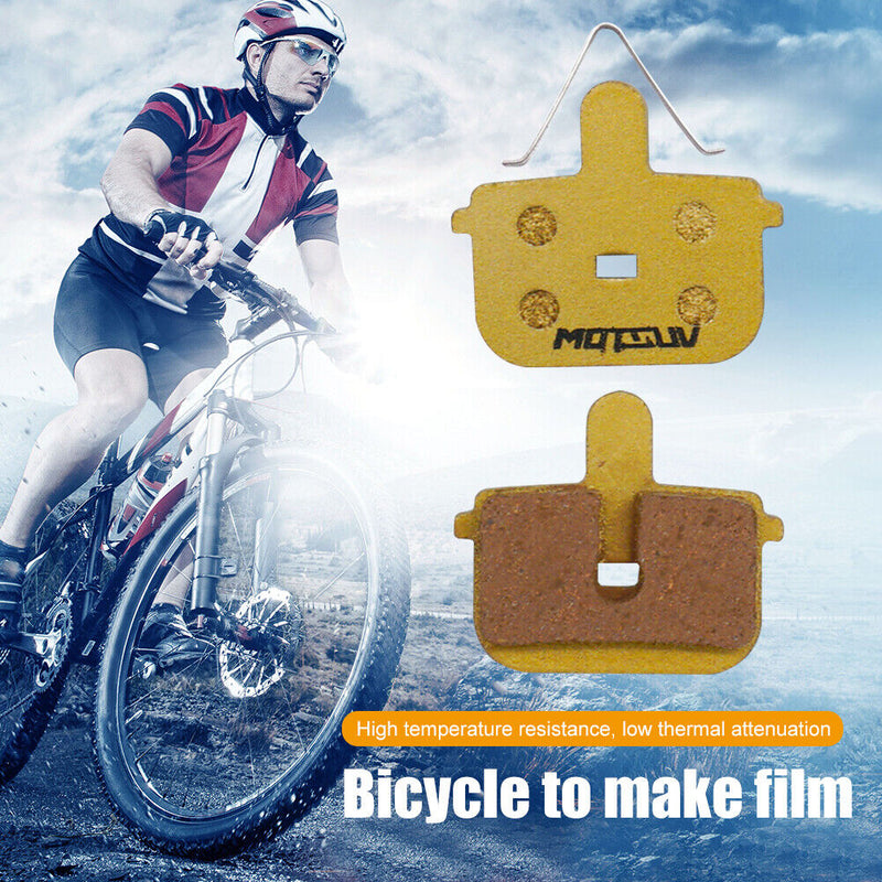 MOTSUV 2pcs MTB Cycling Bike Disc Bicycle Brake Pads Metal Hydraulic Disc Par