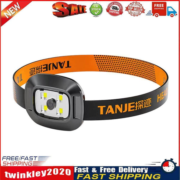 Waterproof 4 LED Flashlight 3 Modes 500LM Headlight for Fishing Cycling Newly