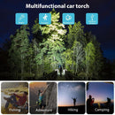 Multi Tool LED Flashlight-Waterproof for Car with Glass Breaker (Red)