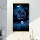 5D DIY Diamond Painting Kits Full Round Drill Moon Swan Lake Mosaic Picture Art