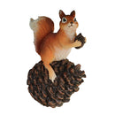Decor Squirrel Garden Statue Wall Sculpture Tree Hangings Simulation Squirrel