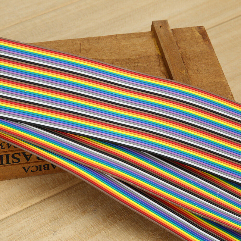 120pcs  Color Ribbon Line Breadboard Dupont Cable Jump Jumper Wire