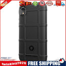 Drop-Proof Soft TPU Shell Phone Back Cover Case Guard for Moto E6 (Black)