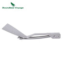 Boundless Voyage Titanium Beefsteak Frying Shovel with Folding Handle