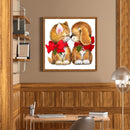 Diamond Painting 5D DIY Two Puppies Full Round Drill Rhinestone Picture Kit