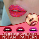 Self Adhesive Glittering DIY Makeup Lip Tattoo Decals Stickers for Party Prom
