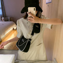 Fashion Women Shoulder Bag Solid Nylon Handbags Girls Street Casual Shoulder Bag
