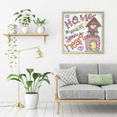 5D DIY Full Round Diamond Painting Color Home Cross Stitch Embroidery Mosaic