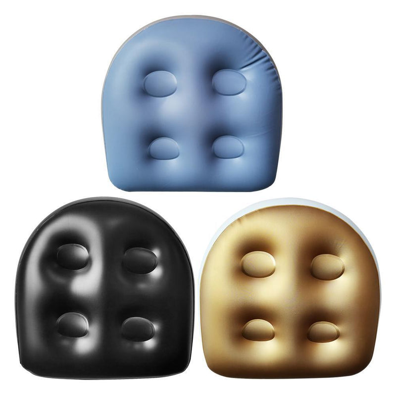 2pcsInflatable Cushion Tub Anti-Hemorrhoids Inflatable Seat Bath Pad (Blue)