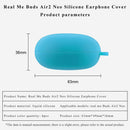 Soft Silicone Wireless Earphone Cover for Realme Buds Air2 Neo (Sky Blue) Newly