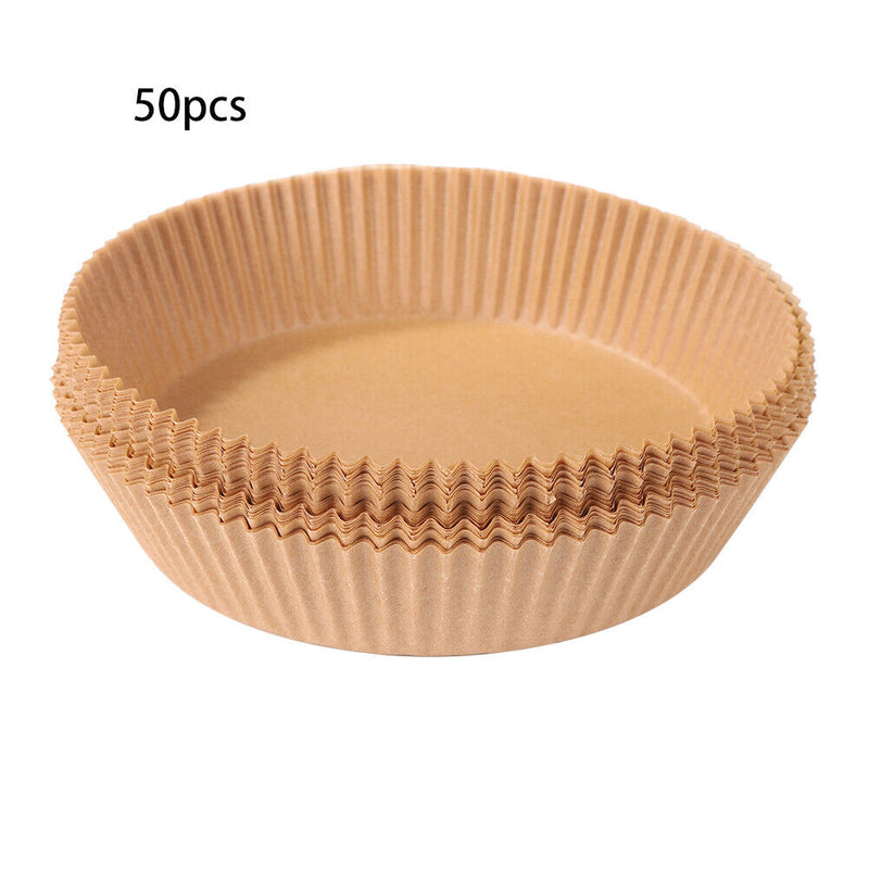 50x Special Paper for Air Fryer Non-Stick Oil-absorbing Steamer Mats Paper Li