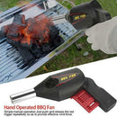 Portable Electric Barbecue BBQ Fan Handheld Air Blower Tool Camping 2Q6W Z3F3