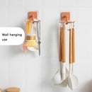 Kitchen Six-Claw Rotatable Rack Gadgets Organizer Hook Spoon Hanger Accessories