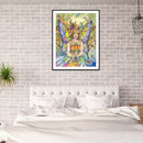 5D Diamond Painting Kit Butterfly Fairy Full Round Drill Rhinestone DIY Wall Art