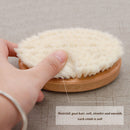 Newborn Baby Shampoo Bath Artifact To Remove Dandruff Soft Wool Brush