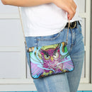 DIY Special Shaped Diamond Painting Chain Clutch Leather Shoulder Messenger Bag
