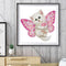 5D DIY Part Special Shaped Drill Diamond Painting Cat Art Decor (YX285) Newly