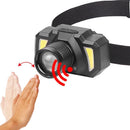 Sensor Headlamp Fishing Head Torch XPE+COB Glare Headlight Outdoor Head Lamp