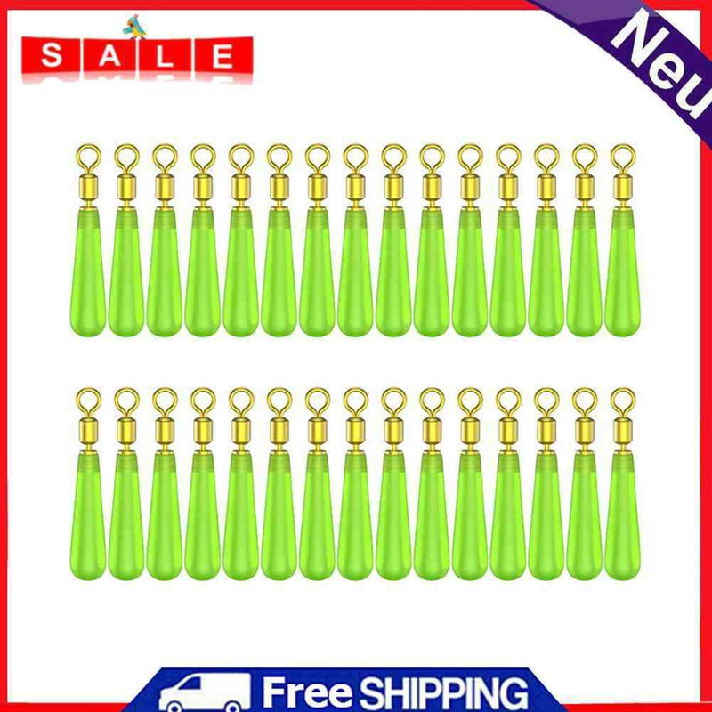 90pcs Copper Head Drift Fish Floats Rotation Buoy Seat Fishing Bobber (S)