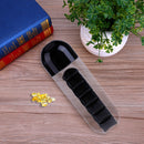 2 in 1 Daily Pill Box Water Bottle Combine Pillbox Cup Outdoor Medicine Drinking