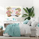 5D DIY Full Round Drill Diamond Painting Kids Presents Rhinestone Artwork