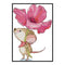 2 Strands Mouse with Flowers Partial Embroidery Stamped Cross Stitch Home Decor