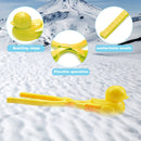 Snowball Maker Tool Plastic Snow Ball Tongs with Handle Winter Activity Sup