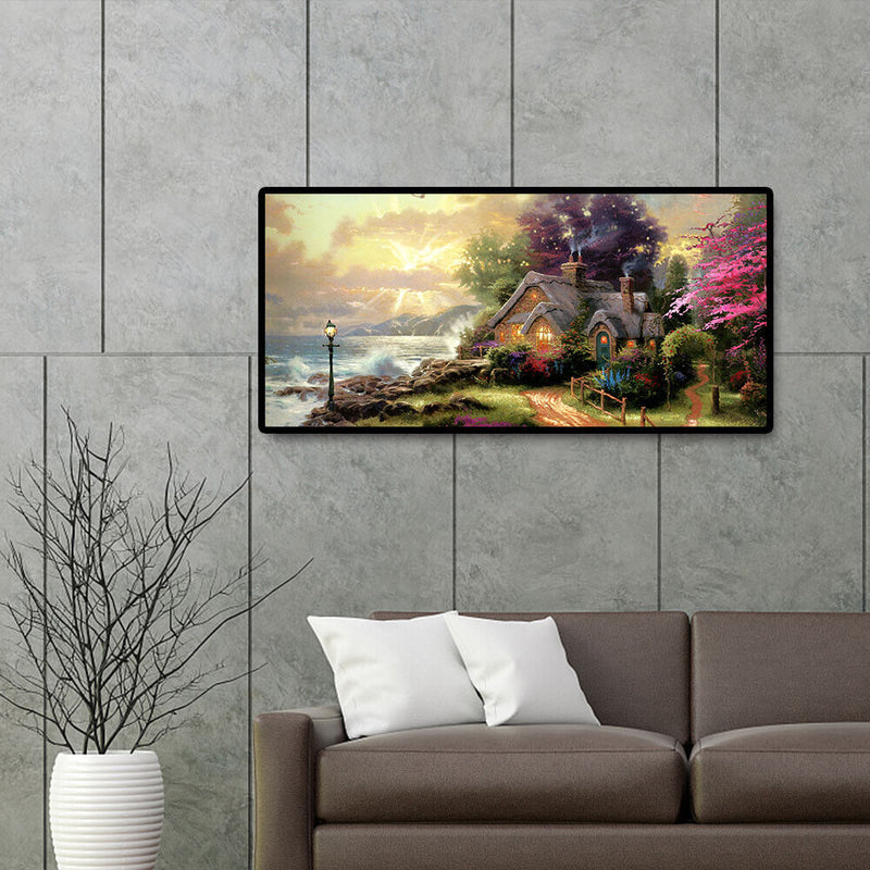 5D Full Round Diamond Painting Mountain Scenery DIY Embroidery Cross Stitch Kits