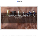 Hairdresser Leather Work Clothes Salon Barber Shop Multi Pockets Denim Apron