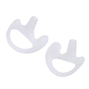 Soft Ear Bud for Covert Acoustic Tube Earpiece for Two-way Radio(White M) Newly