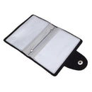 Solid Color 12 Slots Card Holder Wallet Women Men Business Cards Bags (5)