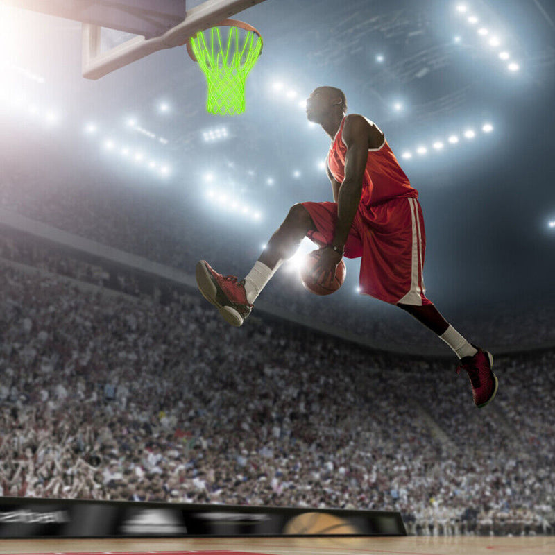 Glowing Basketball Net Green Fluorescent Basketball Net Night Sports Fluores