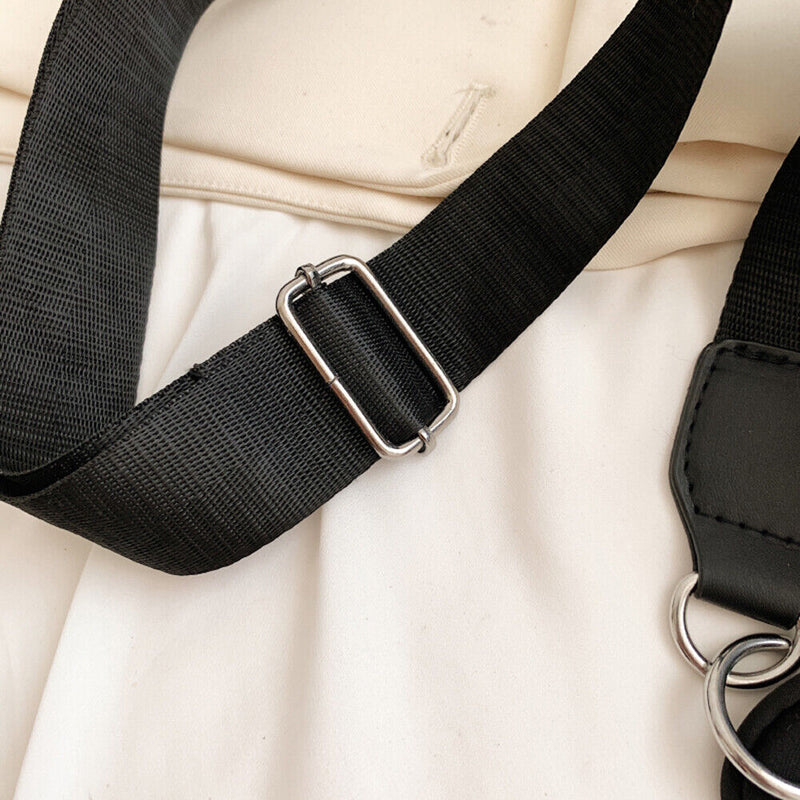 Trendy Chest Bag Rhinestone Fashionable Women Fanny Pack Nylon for Lady Sho