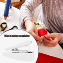 Mini Sewing Machines Portable Needlework Mending Handworking Tools (White) Newly